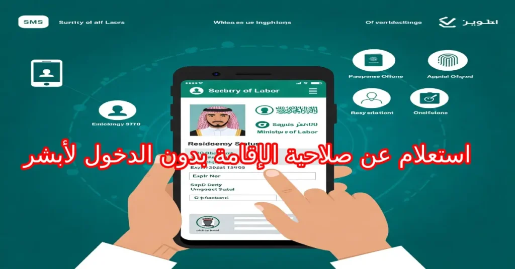 استعلام عن صلاحية الإقامة بدون الدخول لأبشر