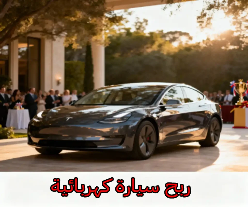 ربح سيارة كهربائية