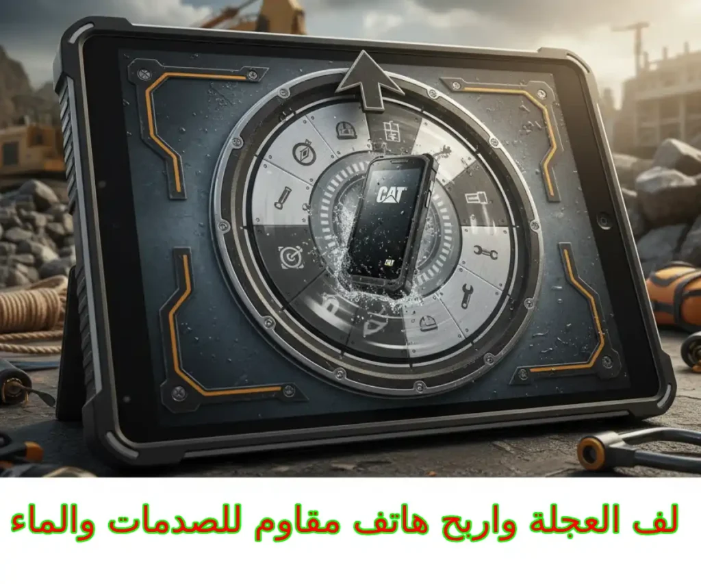 لف العجلة واربح هاتف مقاوم للصدمات والماء