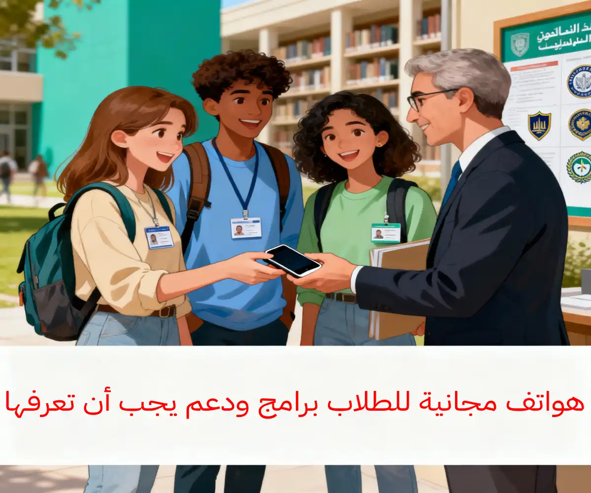 هواتف مجانية للطلاب