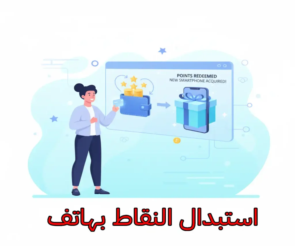 استبدال النقاط بهاتف