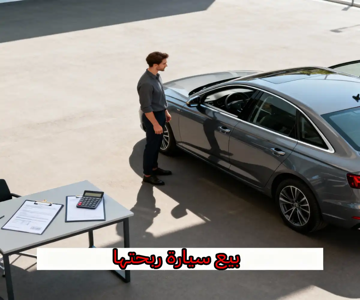 بيع سيارة ربحتها