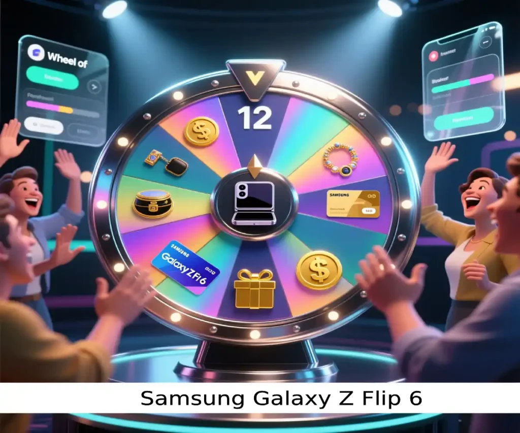 عجلة الحظ لربح Samsung Galaxy Z Flip 6 العصري