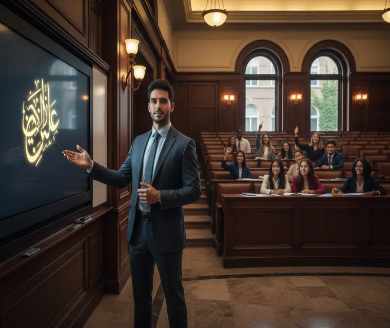 تدريس العربية في أمريكا